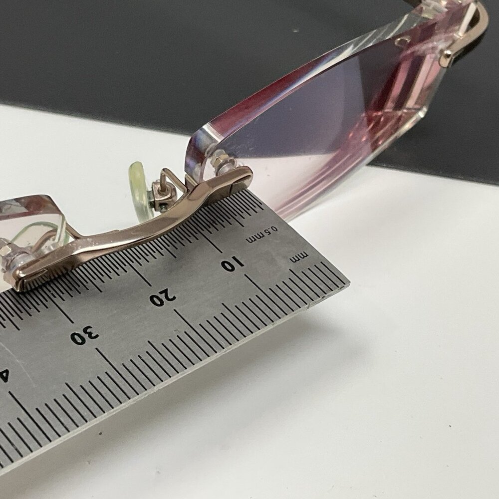 SAMA RIMLESS Eyeglasses Frame Mix-5 Pink Pure Titanium - Picture 12 of 12